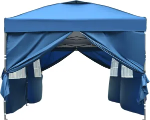 10x20 Heavy Duty Pop Up Canopy: UV Protection Commercial Tent with Wheeled Bag for Outdoor Market Vendors - Oxford Fabric & Iron Frame Instant Shelter for Food Truck Festivals