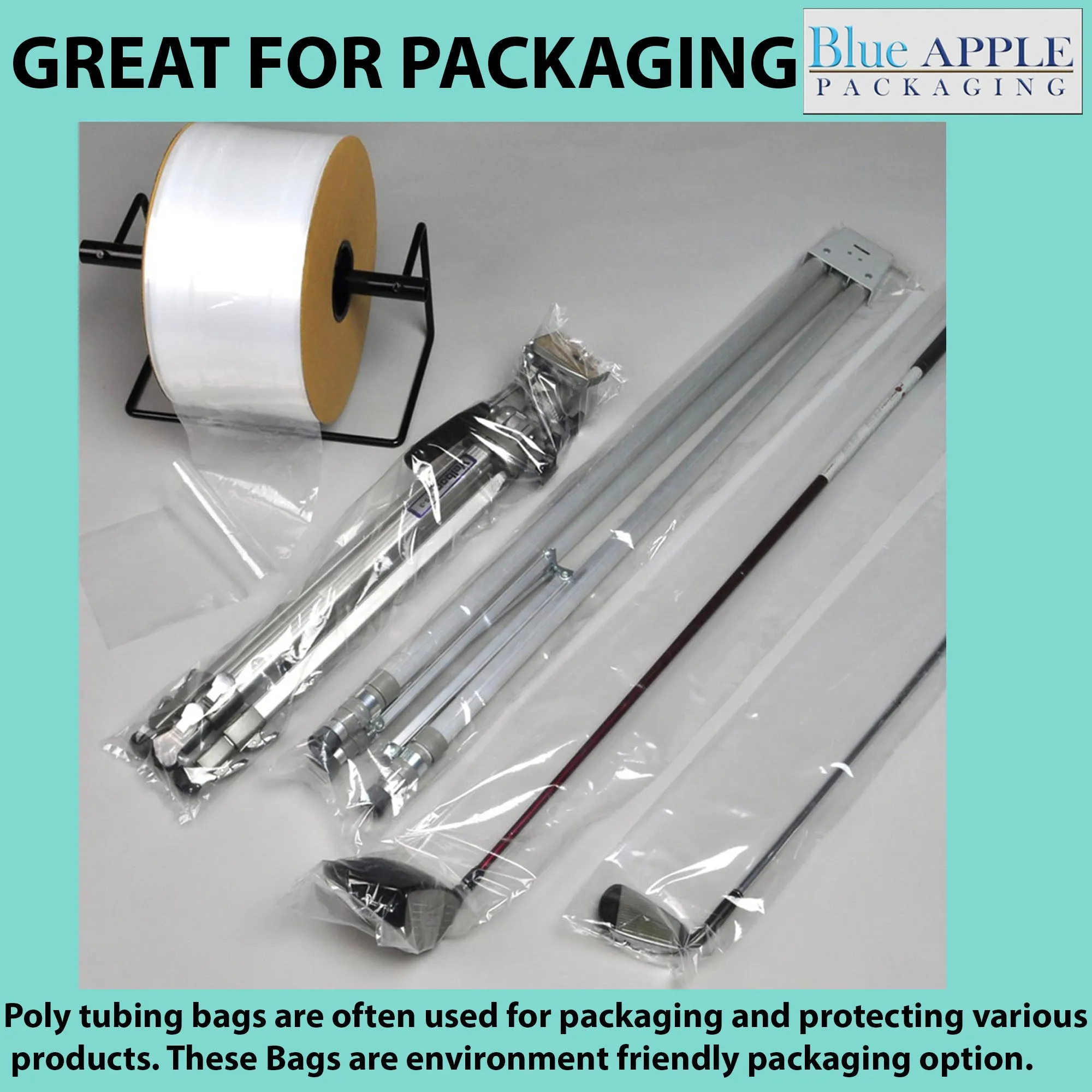 12 inch x 1450ft Poly Tubing Roll 3 Mil LDPE Low Density