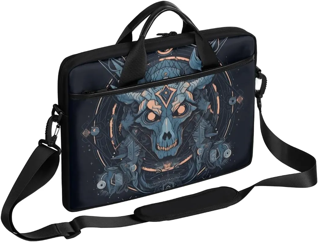 13-15 inch Secret Patterns portable laptop bag Mechanism Totem single shoulder laptop bag, suitable for work, travel, and other purposes