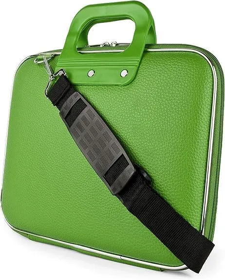 15-Inch Laptop Messenger Bag – Compact, Lightweight, and Stylish Briefcase with Accordion Storage & Multiple Pockets