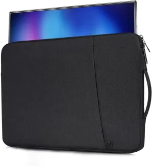 15.6 Inch Portable Monitor Case Carrying Sleeve Compatible with KYY ForHelp MNN VILVA Newsoul QQH ViewSonic ZSCMALLS Cocopar 15.6" Portable Monitors Computer Bag, Size- 15"x10.8", Black