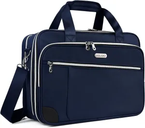 17 Inch Laptop Bag, Expandable Computer Briefcase Water Resistant Shoulder Messenger Bag for Men/Women/Travel/Business/Work/College