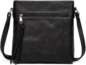 1pcs Leather Cross Body Bags for Women Anti Theft Cross Body Bag Soft Leather Cross Body Bags.