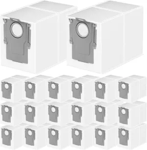 20 Packs Q Revo Dust Bags for Qrevo S, Qrevo Plus, Qrevo Master, Qrevo Pro, S8 MaxV Ultra, S8 Max Ultra, Qrevo MaxV, Qrevo Slim Robot Vacuum Cleaner, 3.5L Large Capacity