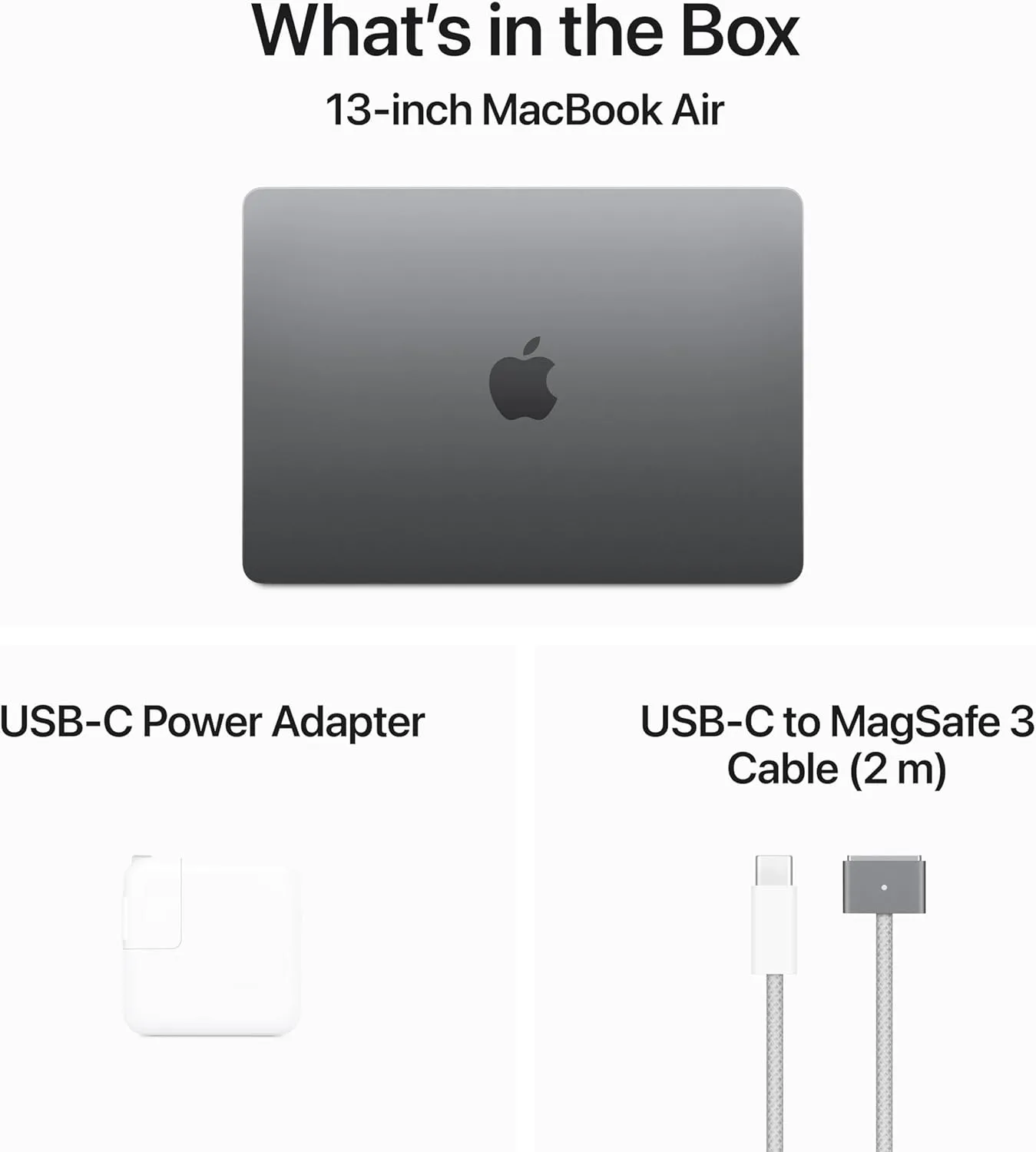 2024 Apple MacBook Air with M3 chip (13-inch, 16GB Ram, 256GB SSD Midnight) QWERTY English (Renewed)