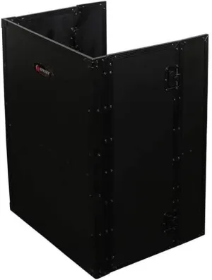 26" Wide x 36" Tall Black DJ Fold-out Stand