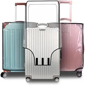 3 Pieces Luggage Cover Protector PVC Suitcase Case Suitcase Cover Clear, Thicken Anti-scratch Waterproof Transparent Trunk Case for Travel Fits Most 20" to 28" Trunk