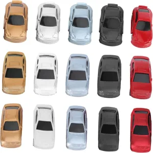 50pcs 1:87 Mini Model Cars Realistic Flaring Layout Cars Painted for Boys and Girls' Fun Display