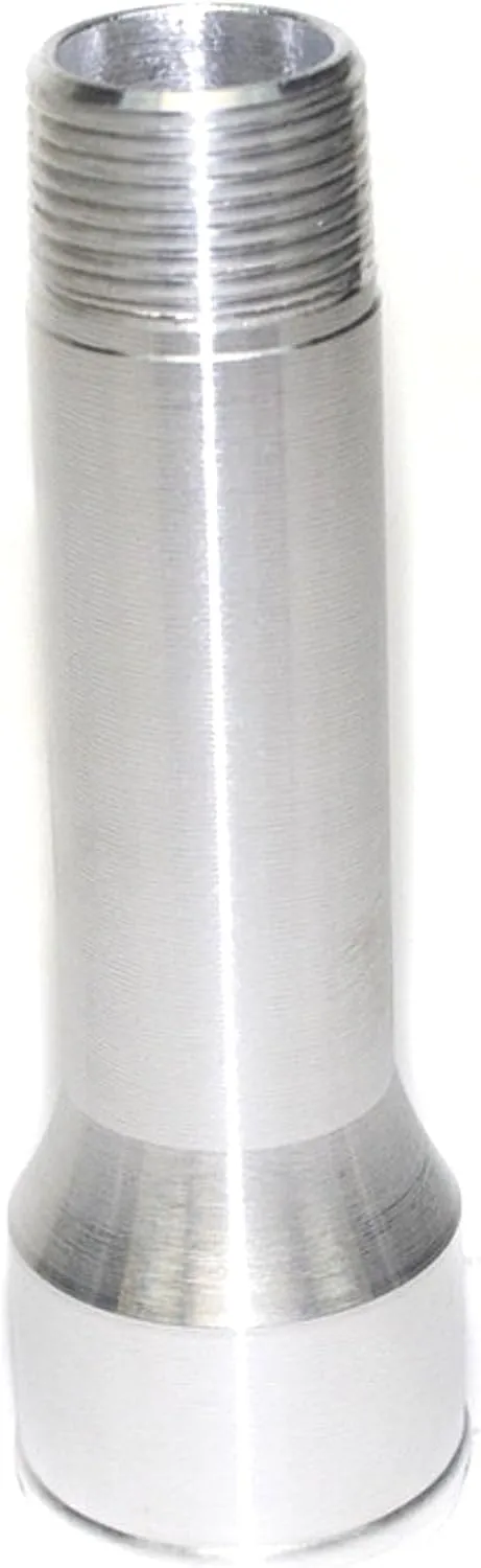 5292075 Clear Anodized Aluminum Straight Universal Electric Water Pump Fitting