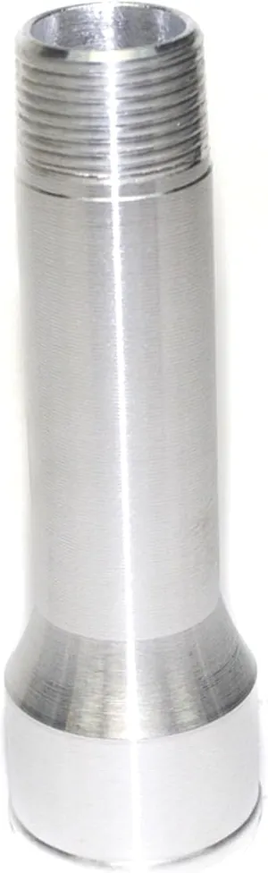 5292075 Clear Anodized Aluminum Straight Universal Electric Water Pump Fitting