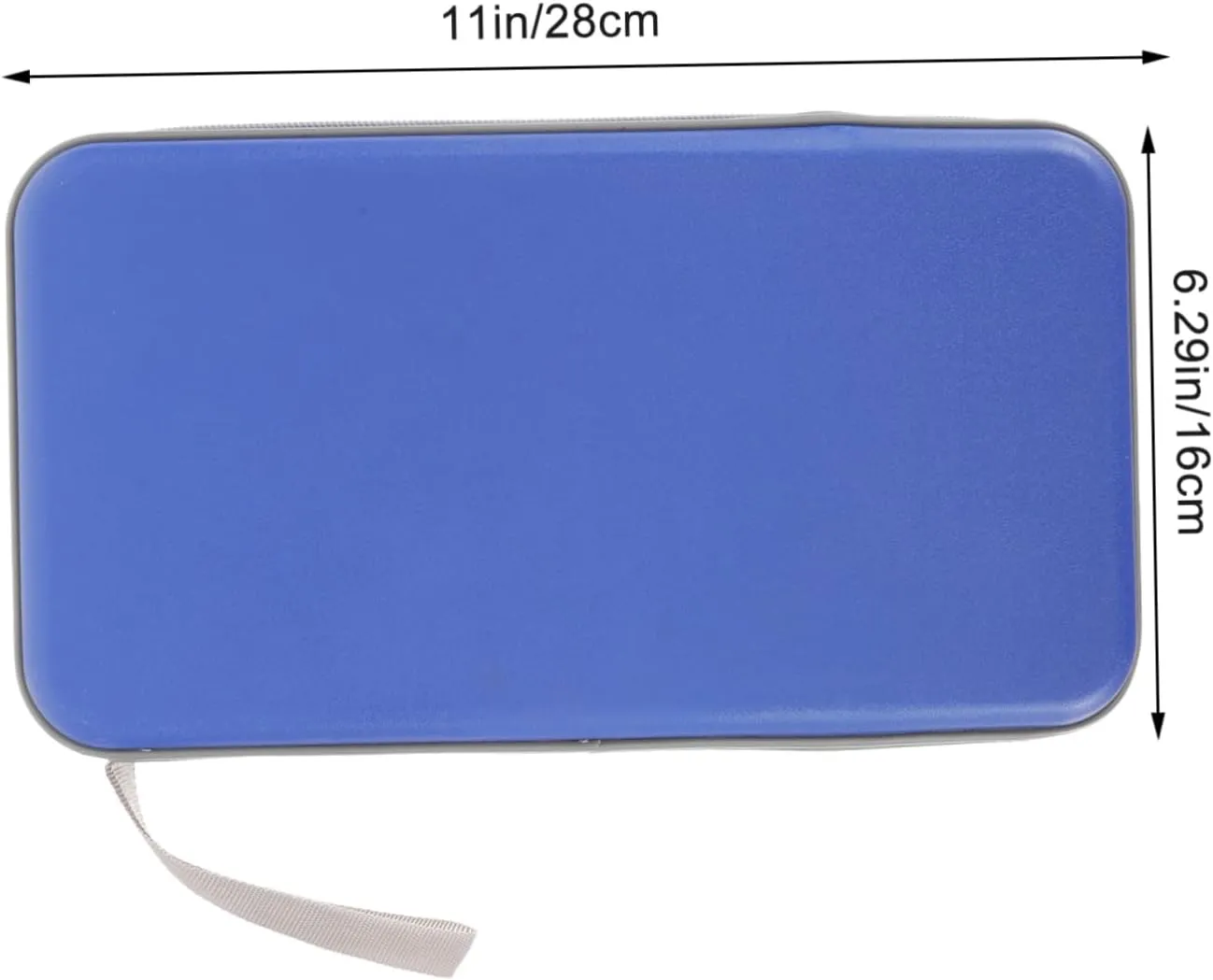 80 Portable Disc Organizer Case Holder Record Case Cases Storage Small Case Zipper Case Travel Case Pouch Organizer Case Plastic Blue