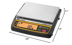 A&D Weighing EK-3000AEP Intrinsically Safe Portable Balance, 3000g x 0.1g with External Calibration