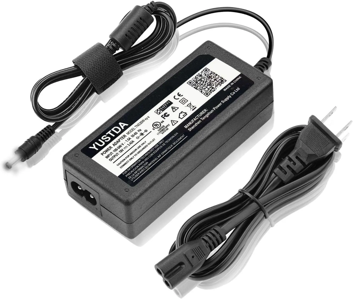 AC/DC Adapter for HP Compaq ST-C-070-19500333CT ST-C-07019500333CT STC07019500333CT Computer Laptop Notebook PC Power Supply Battery Charger PSU (4.8mmx1.7mm)