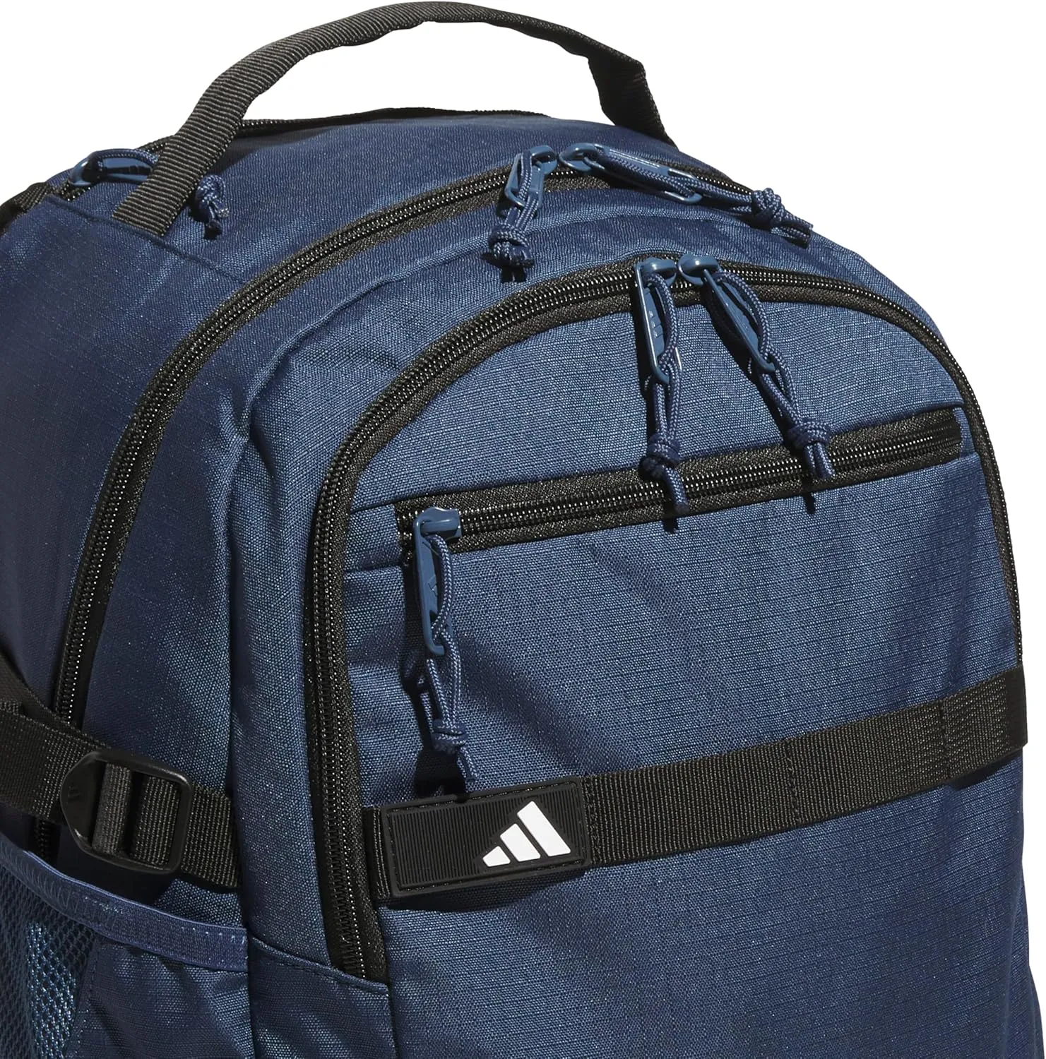 adidas Impulse Backpack, Sport Bag for Men and Women, Durable and Lightweight, Mineral Blue/Black, One Size