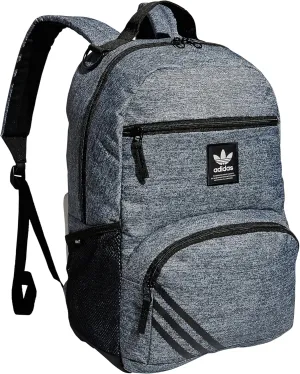 adidas Originals National 2.0 Backpack, Jersey Onix Grey/Black, One Size