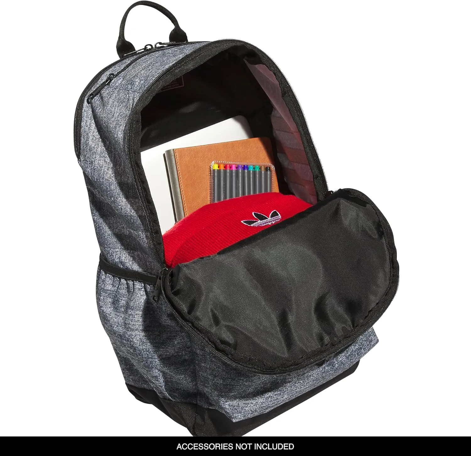 adidas Originals National 3.0 Backpack, Jersey Onix Grey/Black, One Size