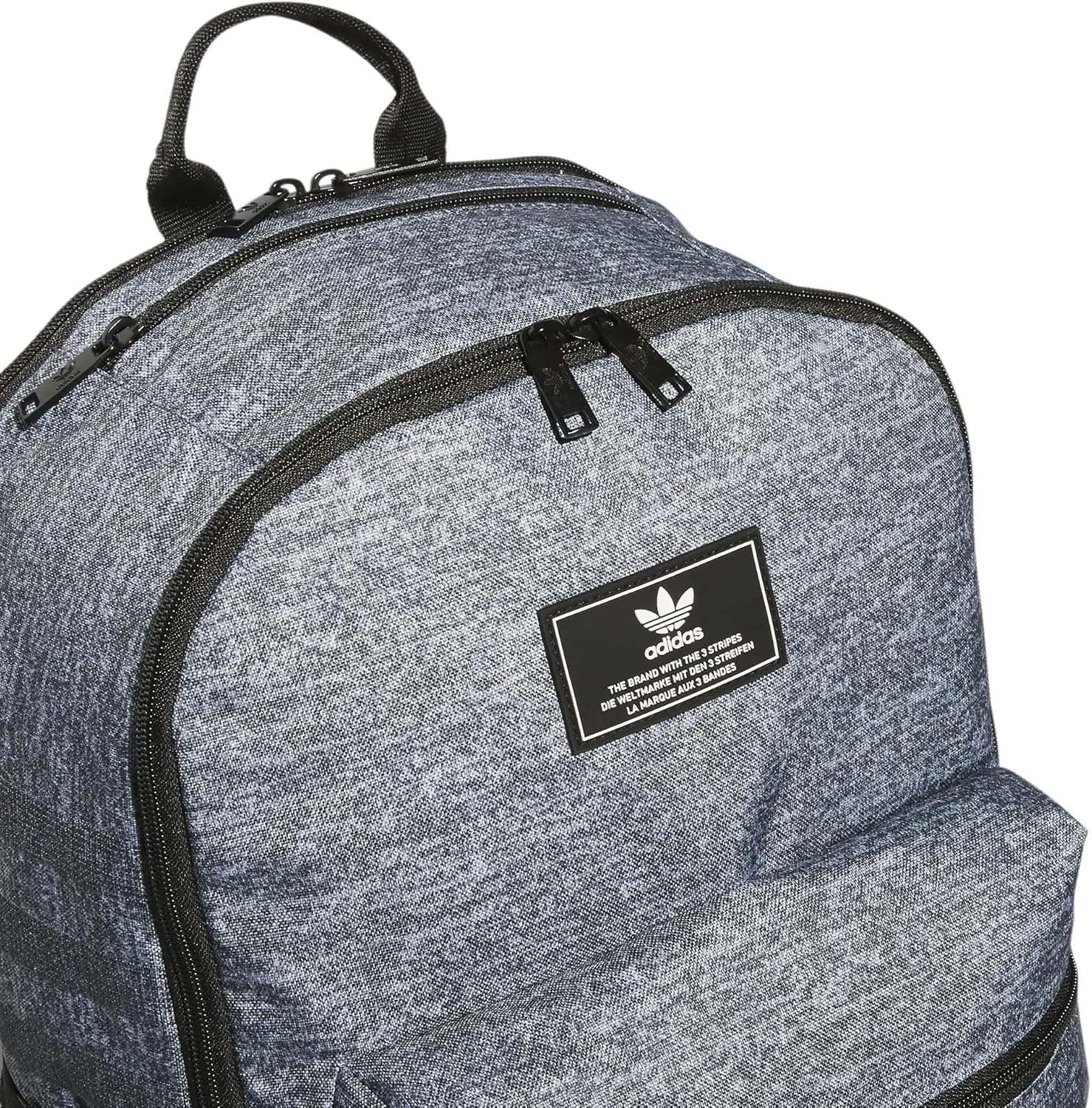 adidas Originals National 3.0 Backpack, Jersey Onix Grey/Black, One Size