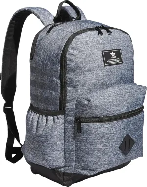 adidas Originals National 3.0 Backpack, Jersey Onix Grey/Black, One Size
