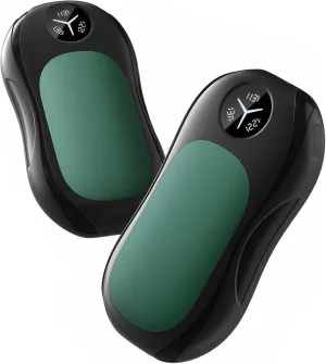 AI Hand Warmers Rechargeable: Magnetic 2 in 1 Electric Hand Warmers with USB Charging, Portable Reusable Pocket Heater, Men Women Gifts for Outdoors, Golfing, Hiking, Skiing, Hunting