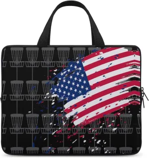American Disc Golf Laptop Bag Laptop Case Computer Messenger Bag with Adjustable Shoulder Strap