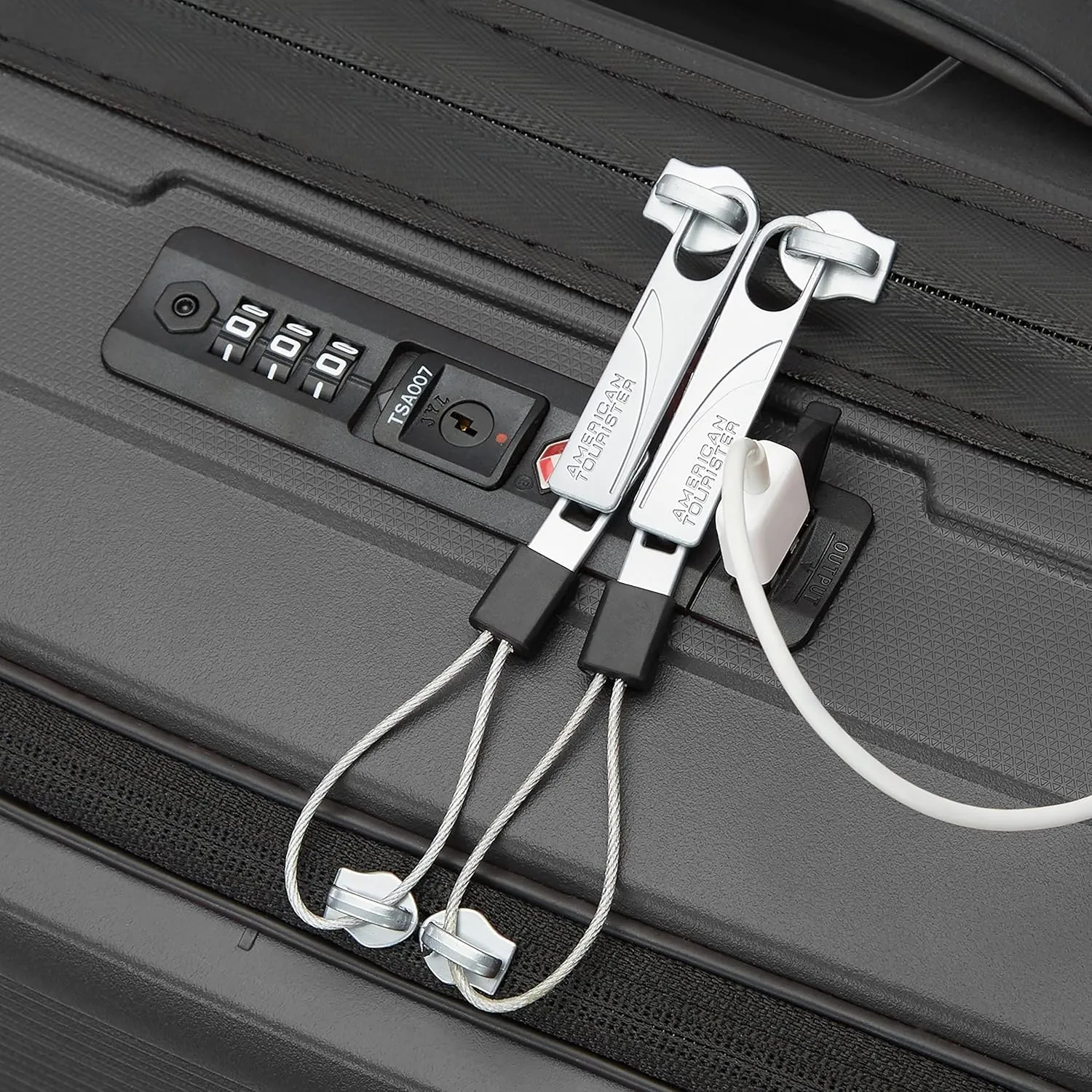 American Tourister Airconic Hardside Expandable Luggage with Spinner Wheels, Graphite, Carry-On 20-Inch