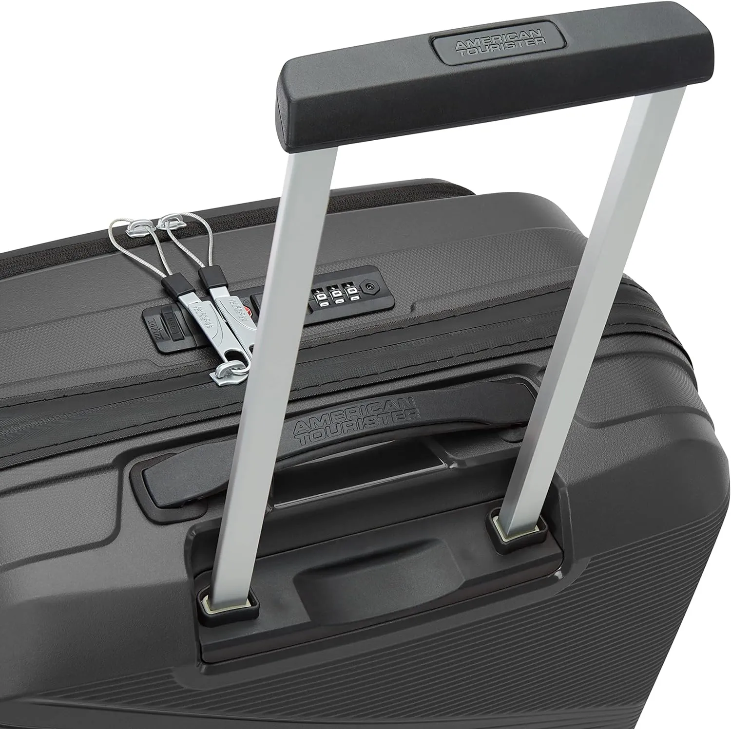 American Tourister Airconic Hardside Expandable Luggage with Spinner Wheels, Graphite, Carry-On 20-Inch
