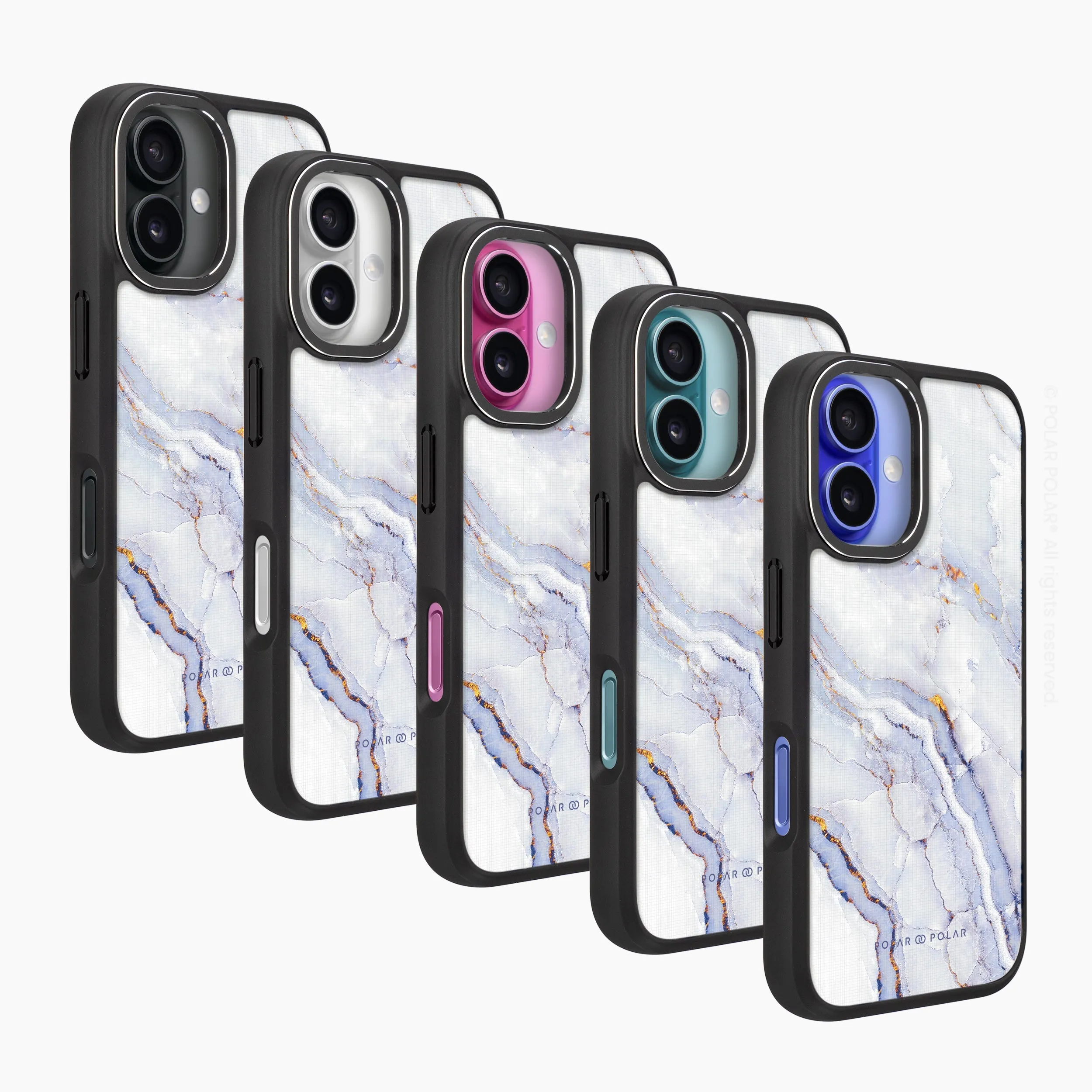 Arctic Ocean - iPhone 16 Plus Frosted Black Bumper MagSafe Case