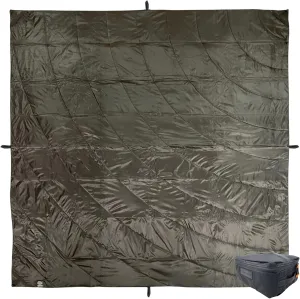 Arcturus Large Insulated Woobie Camping Blanket 7.5 x 7.5 FT - Dual-Sided with Rugged Waterproof Exterior, Quilted Insulated Interior - Portable Carry Bag Included