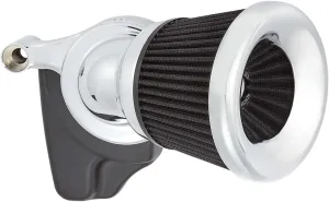 Arlen Ness 81-201 Velocity 65 Degree Air Cleaner Kit - Chrome