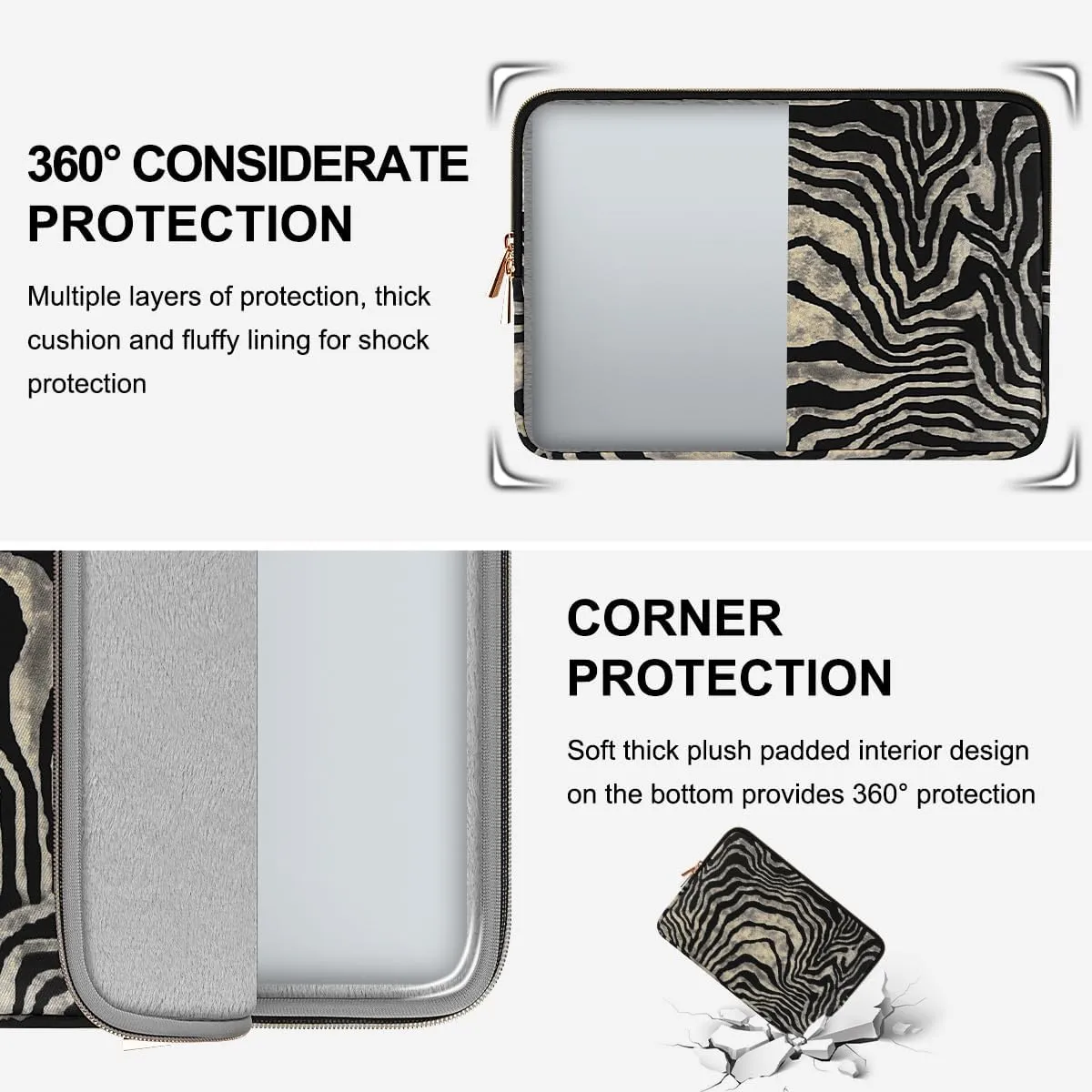 ARVOK 15 15.6 16 inch Laptop Sleeve for MacBook Pro 15 inch/MacBook Pro 16 inch Water-Resistant Laptop Case Notebook Computer/Tablet Pouch Cover for HP/Dell/Lenovo/Asus/Acer/Samsung with Extra Bag