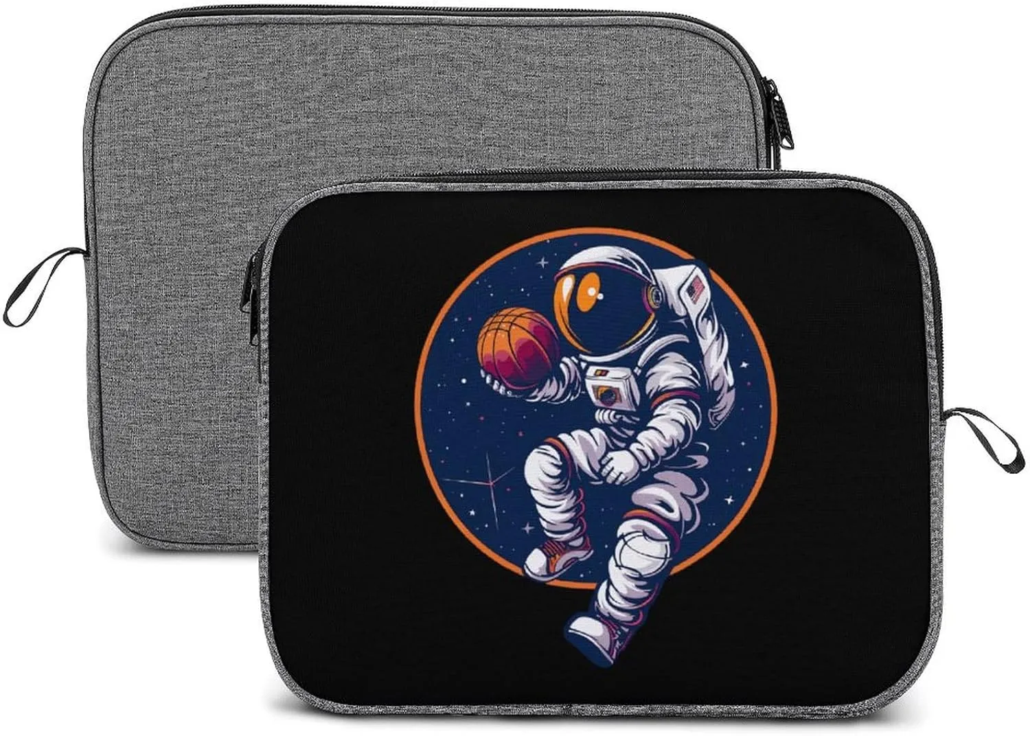 Astronaut Slam Dunk Basketball Space Laptop Bag Protective Laptop Sleeve Bag Briefcase Carrying Case Handbags for Men Women