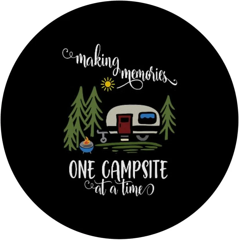 Awesome Making Memories One Campsite at A Time Camping PopSockets Adhesive PopGrip