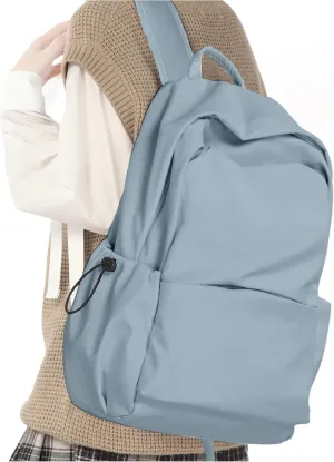 Backpack For Women Aesthetic Blue Backpack For Men Lightweight Gym Backpack Bag Casual Daypack Laptop Backpack College