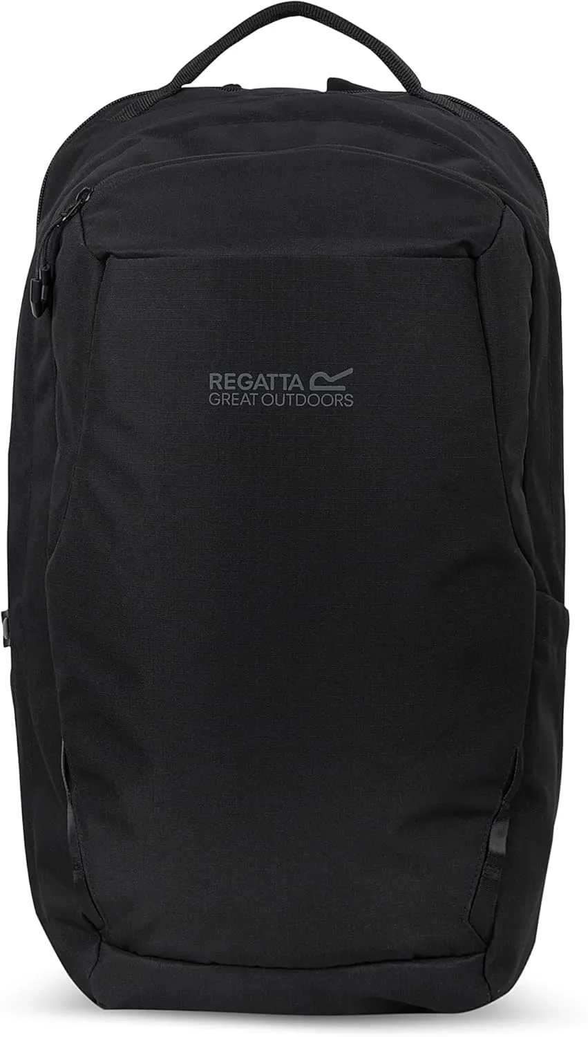 Backpack Voyad 35L in Durable Water-Repellent Ripstop Fabric & Lockable Zips - Perfect for Walking, Hiking, Camping & Trekking, Black, L, Casual