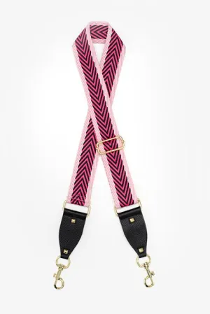 Bag Strap - Woven Arrows Pink