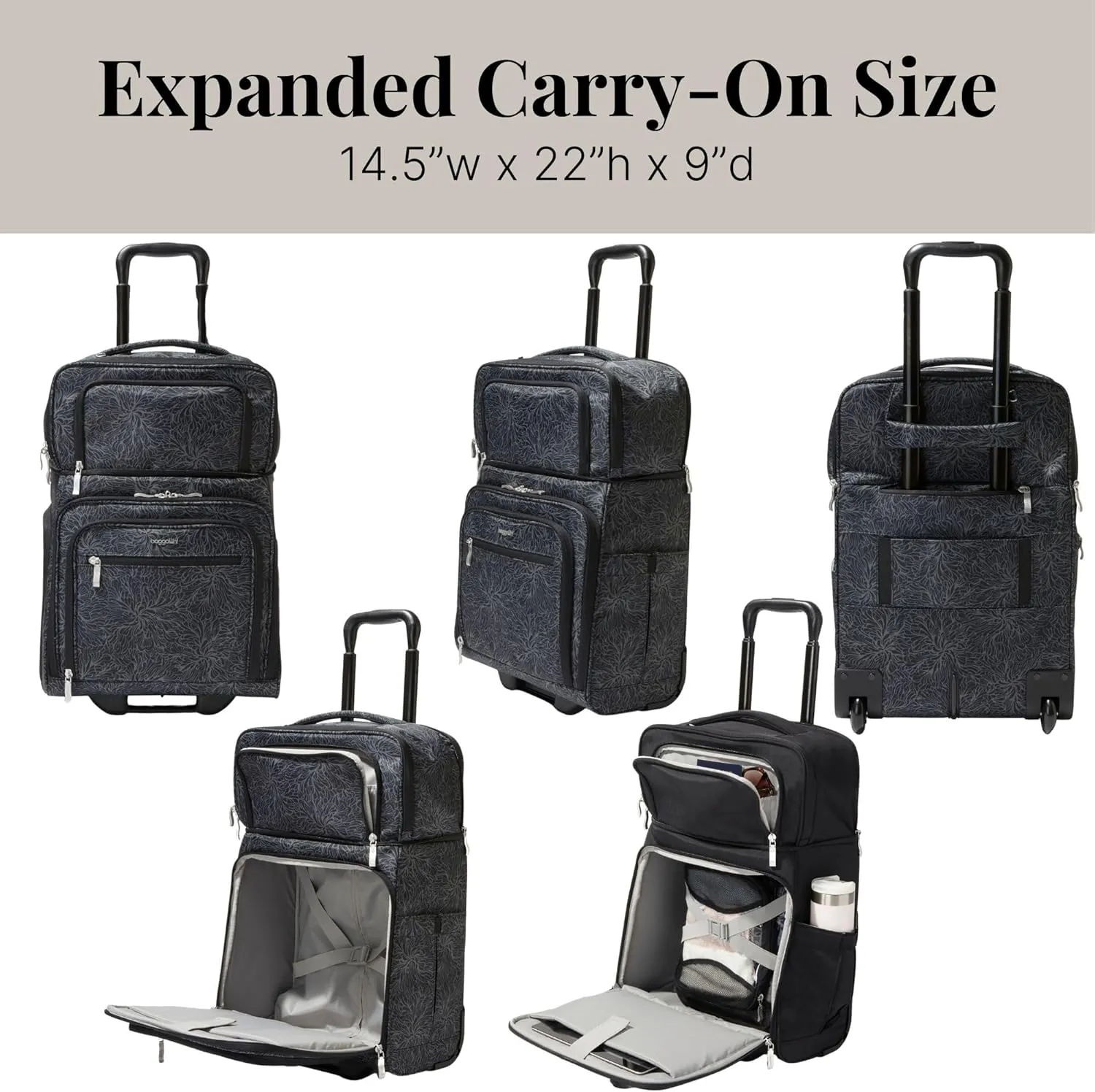 Baggallini Expandable Underseat Carry-On