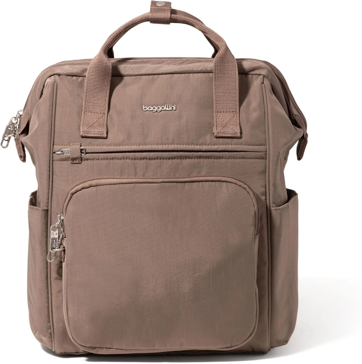 Baggallini Securtex Anti-Theft Windsor Backpack for Travel, Work & Collage, RFID & Locking Zipper, Up to 16" Laptop