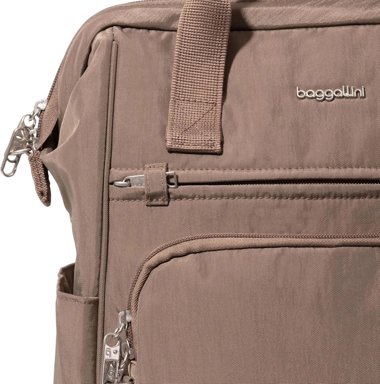 Baggallini Securtex Anti-Theft Windsor Backpack for Travel, Work & Collage, RFID & Locking Zipper, Up to 16" Laptop