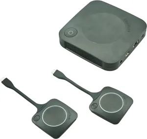 Barco ClickShare CX-30, Effortless Wireless Conferencing System, Instant Meeting Launch, Dual Source Display, Teams/Zoom Room Supported, and Cable Ties x10 (Renewed)