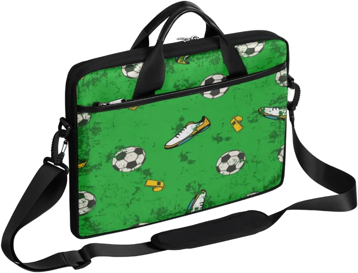 Basketball Laptop Bag for Women Men 13-15 Inch Computer Briefcase Bag Lightweight Notebook Shoulder Messenger Bag