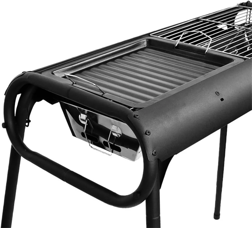 BBQ Stove Stainless Steel BBQ Rack Household Outdoor Charcoal Folding BBQ Stove