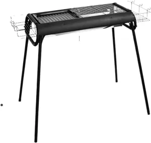 BBQ Stove Stainless Steel BBQ Rack Household Outdoor Charcoal Folding BBQ Stove