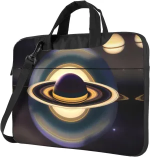 Beautiful Saturn Prints Laptop Bag - with Soft Interior, Multiple Pockets - Ideal for Men, Travel and Business