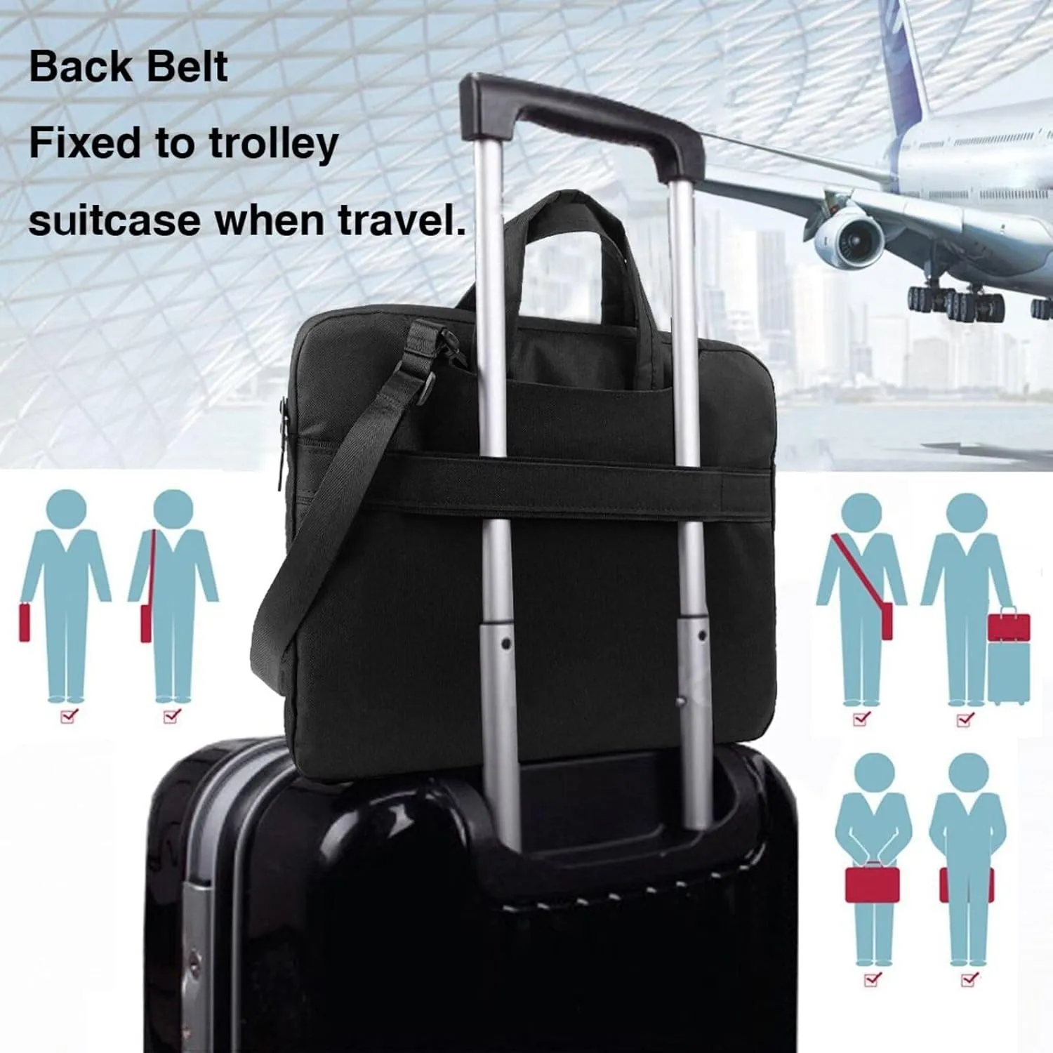 Beautiful Saturn Prints Laptop Bag - with Soft Interior, Multiple Pockets - Ideal for Men, Travel and Business