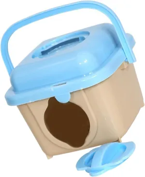 BESPORTBLE Pet Carrier for Hamsters Travel Cage Handle Small Kennel for Breathable Mesh Carrier for Small Pets Random