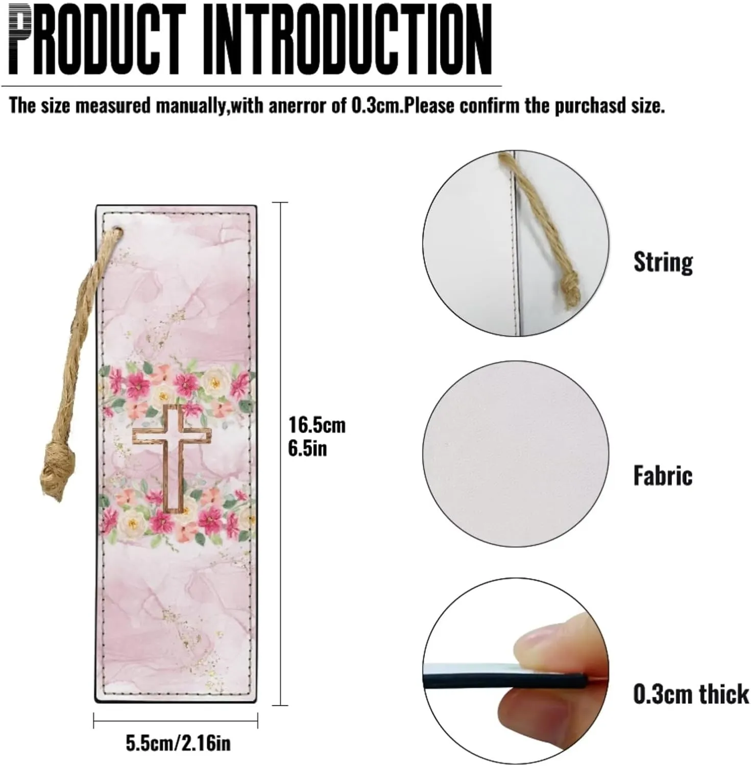 Bible Bags for Women Girls Bible Cover Case with Bookmarks for Men Church Book Handbag for Bible Study