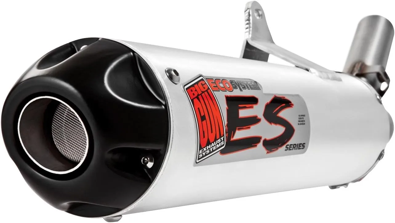 Big Gun Exhaust 07-1122 Eco System Slip-On Exhaust System (Color: Brushed, Material: Aluminum)