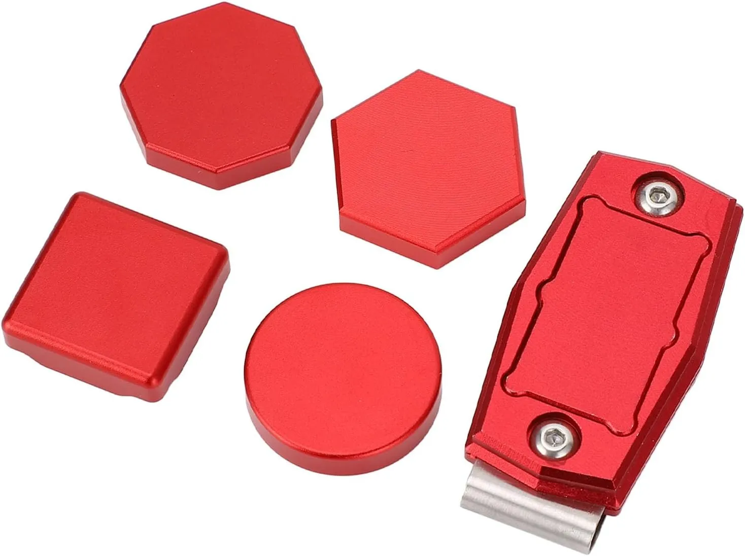 Billiard Chalk Case, Hexagonal Octagonal Circular Square Pool Chalk Carrying Case for Accessory