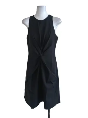 Black Plain Knot Dress LB