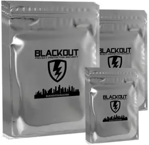 BLACKOUT Faraday Cage EMP Bags Premium Ultra Thick 20pc Prepping Kit Laptops Tablets Smartphones Hard Drives